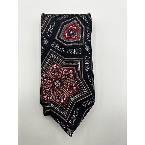 3/$15 Italian all silk handmade tie - Picture 2 of 4